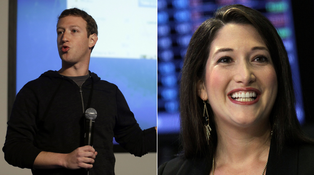 Mark och Randi Zuckerberg.
